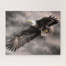 Search for american bald eagle puzzles Flying