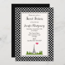 Search for paris sweet 16 invitations Black and white