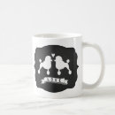 Search for poodle dog mugs White standard poodle
