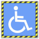 Search for wheelchair bumper stickers Parking