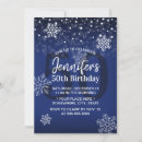 Search for winter 50th birthday invitations Modern