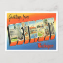 Search for vintage detroit postcards Retro