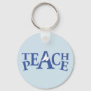 Search for peace symbol key rings White