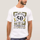 Search for 50 years of marriage tshirts Survived