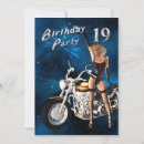 Search for biker birthday invitations Motorbike