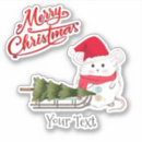 Search for little mouse stickers Merry christmas