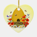 Search for beehive christmas tree decorations Bees