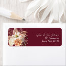 Search for red floral return address labels Fall