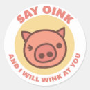 Search for oink stickers Pig