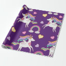 Search for magical unicorn birthday wrapping paper Kawaii
