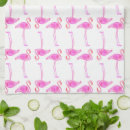 Search for pink flamingo pattern tea towels Tropical