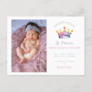 Search for princess birth announcement cards Elegant