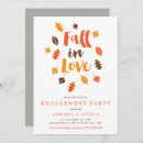 Search for typography engagement party invitations Fall