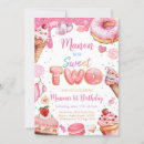 Search for two sweet ice cream birthday invitations Cute