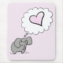 Search for elephant mousepads Heart