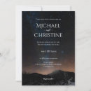 Search for a night under the stars wedding invitations Starry