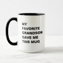 Search for grandson mugs Grandma