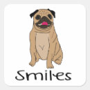 Search for funny pugs stickers Cute