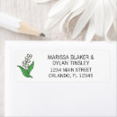 Search for lily of the valley return address labels Floral