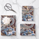 Search for blue paisley wrapping paper Floral