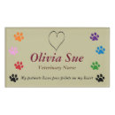 Search for paw print name tags Vet tech