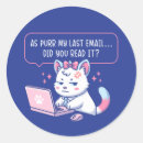 Search for office humor stickers Funny cat