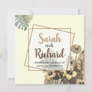 Search for monstera leaves wedding invitations Modern typography