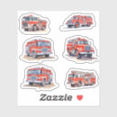 Search for kids truck stickers Red