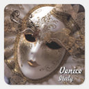 Search for venetian carnival stickers Italy