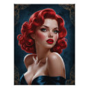 Search for vintage redhead posters Pinup