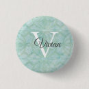 Search for green white pattern badges Watercolor
