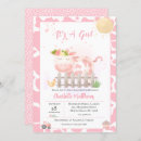 Search for cow baby girl shower invitations Cute