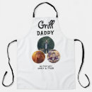Search for fathers day grilling aprons Black