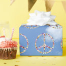 Search for peace sign wrapping paper Floral