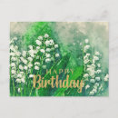 Search for lily of the valley birthday cards Botanical