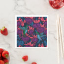 Search for hummingbird napkins Tropical