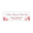 Search for cherry blossom return address labels White