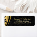 Search for deco rectangle wedding stickers Gold
