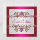 Search for fushia invitations White
