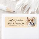 Search for welsh corgi return address labels Dog
