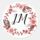 Search for feathers wedding stickers Boho