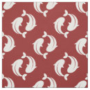 Search for koi fish fabric Red