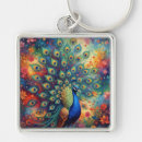 Search for peacock key rings Floral