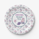 Search for purple and teal plates Mermaid