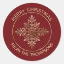 Search for red foil stickers Faux