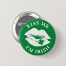 Search for lucky shamrock clover badges Saint patricks day