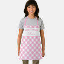 Search for pink gingham aprons For kids