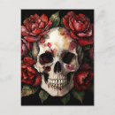 Search for skulls roses postcards Creepy