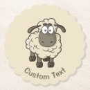 Search for sheep cartoon coasters Lamb