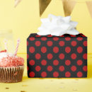 Search for black and red polka dot wrapping paper Trendy